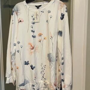 Floral Print Sweatshirt